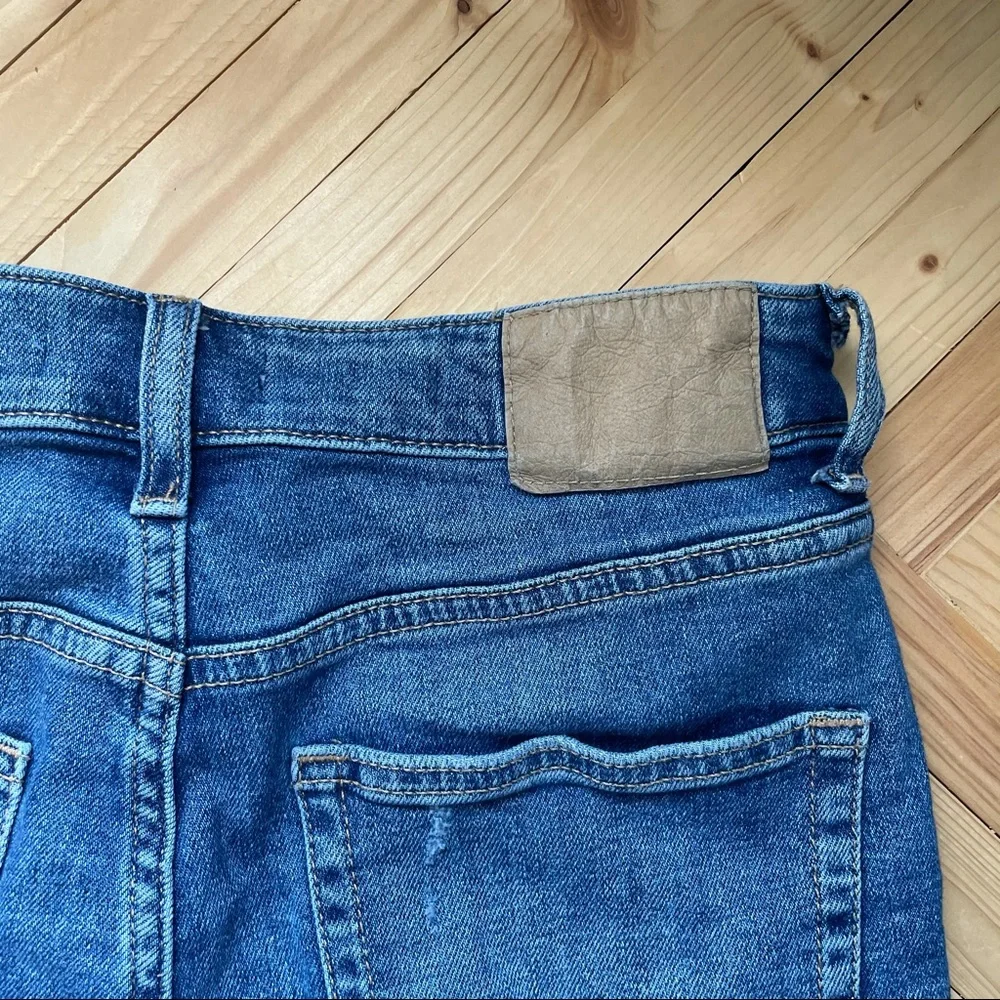 High Waisted Denim Cutoff Shorts